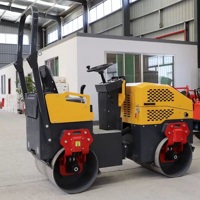 Rodillo pequeño de tambor de 1 tonelada, 37 kW, 3,7 kW y 13 HP de China