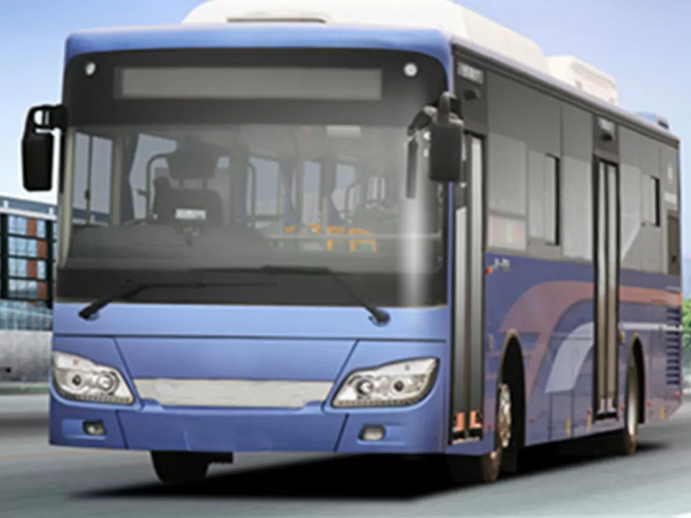 Autobús enchufable Ankai HFF6128G03PHEV-2 (híbrido GNL/eléctrico, estándar Nacional V, 16-48 plazas)