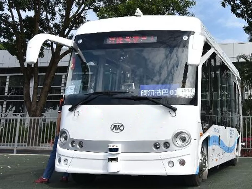 Autobús sin conductor Ankai (totalmente eléctrico, 9 plazas)