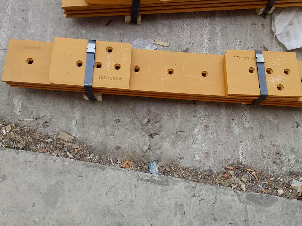 Repuestos para bulldozer Shantui SD13/SD13S: cuchilla 10S-80B-00001 10S-80B-00002 10S-80B-00003