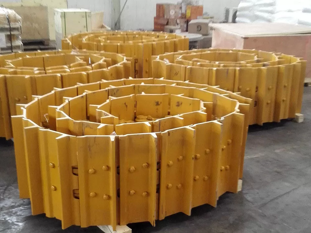 مجموعة حذاء الجنزير للجرافة Shantui SD22 SD23 8216-MG-381561 مجموعة حذاء الجنزير 8216-MG-38000 حذاء الجنزير 8216-MD-001561