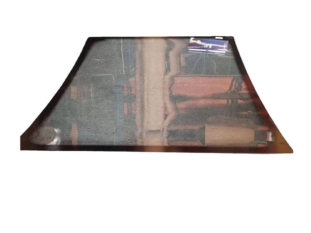 Excavator DX225 cab front upper glass K1033880, front lower glass 9030074 903-0074