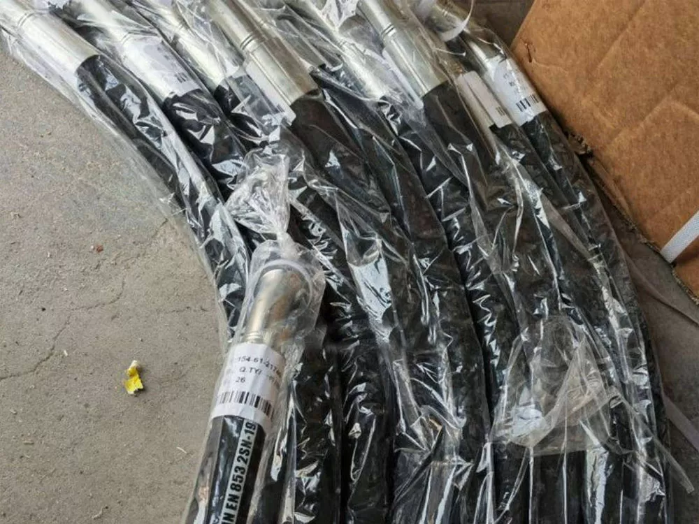 High-pressure hose part number 1546121740 (154-61-21740) is a spare part for bulldozer SD22.