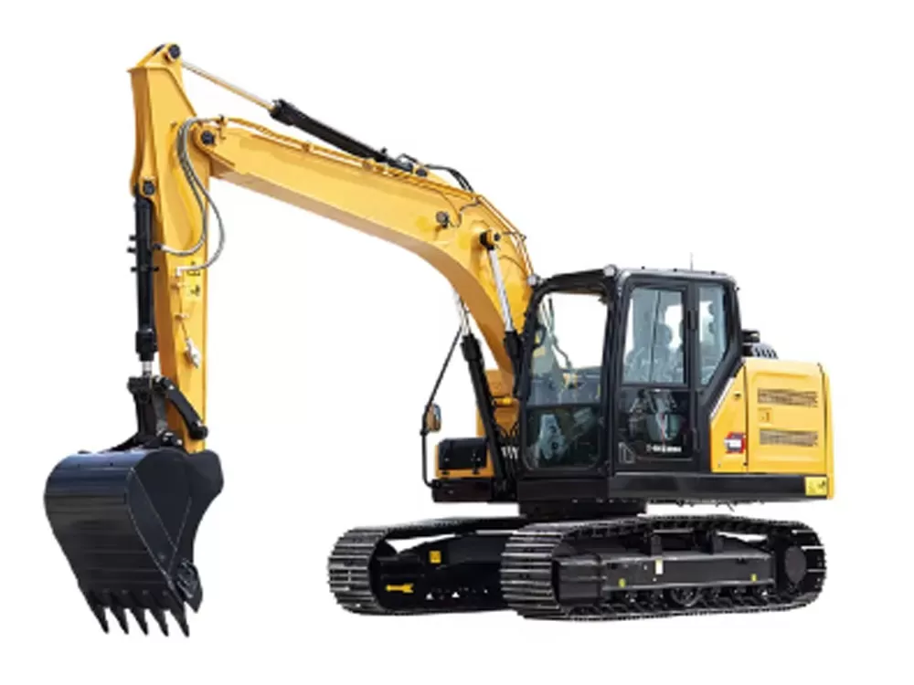 Excavadora Sy155h, un nuevo tipo de maquinaria de ingeniería, excavadora de cadenas hidráulica de 15 toneladas.