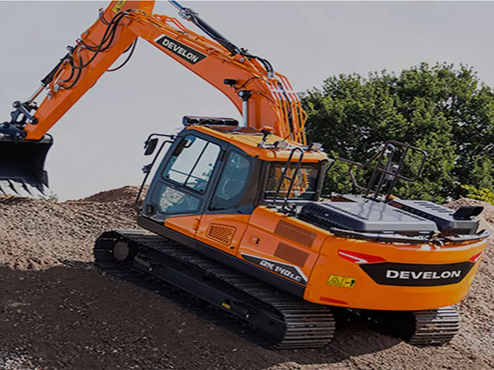 Excavadora hidráulica sobre orugas DEVELON DX150LC, nueva, de 75 kW, 14 toneladas y 0,58 metros cúbicos