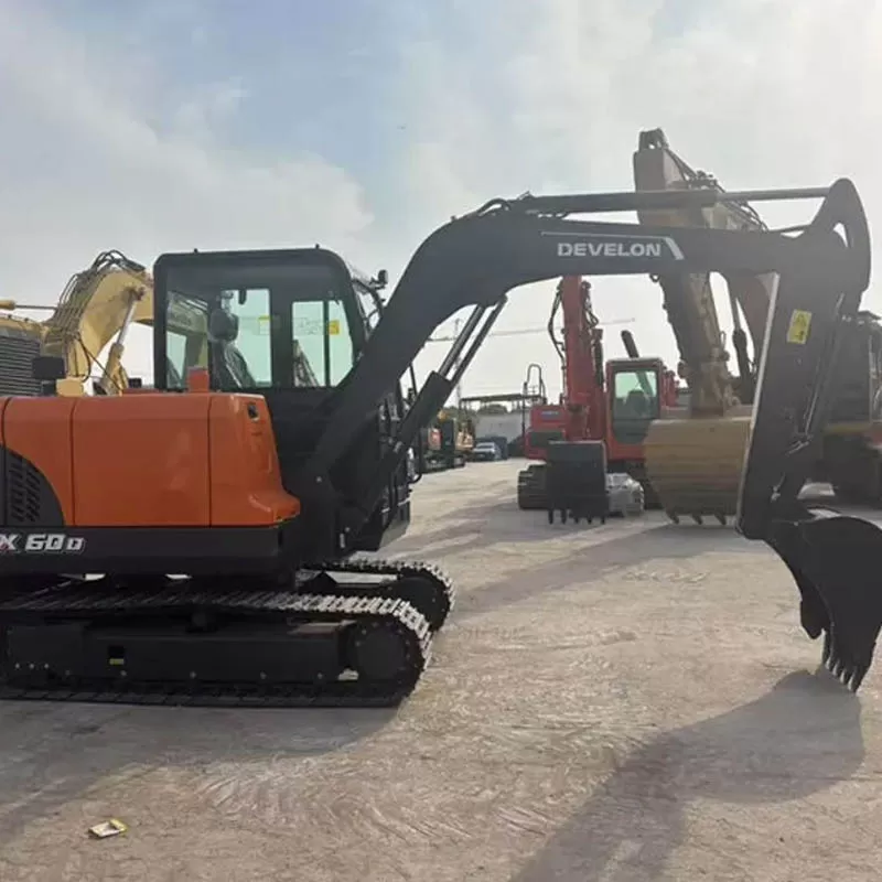 Disponemos de excavadoras de cadenas Deweilon DX60, DX75, DX130, DH150W y DX225LC nuevas en stock y de excelente calidad.