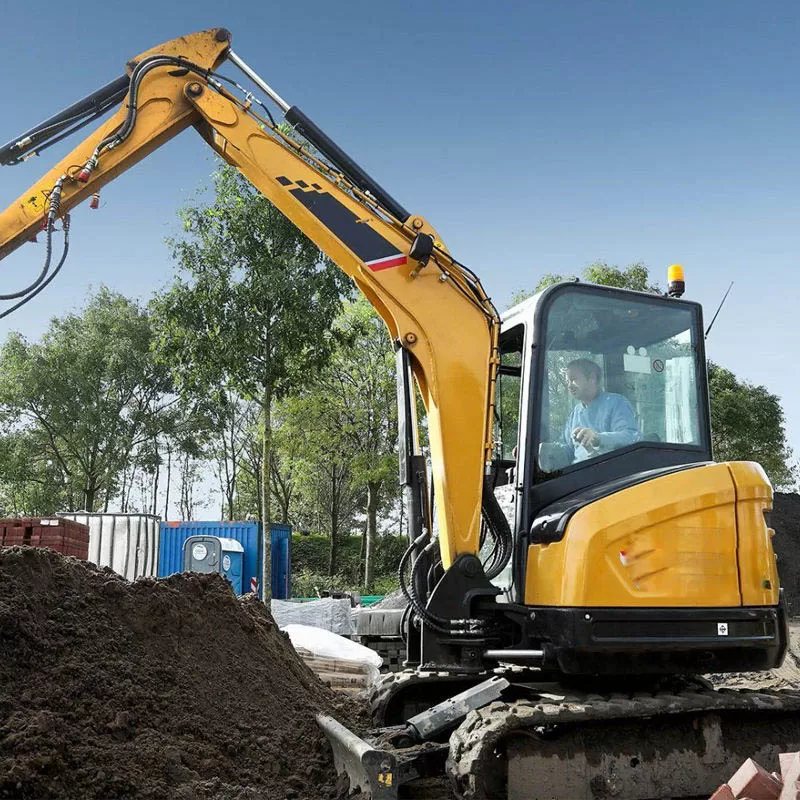 Excavadora de cadenas nueva SY35C, equipo de excavación de 3,5 toneladas, con repuestos, alta calidad.