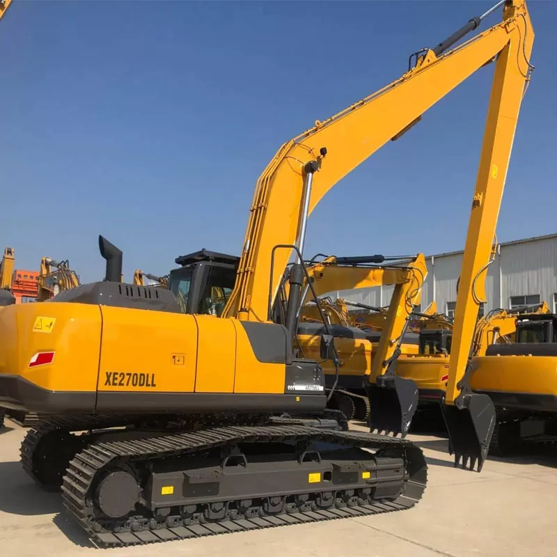 28-ton XE270DLL long-reach boom crawler excavator