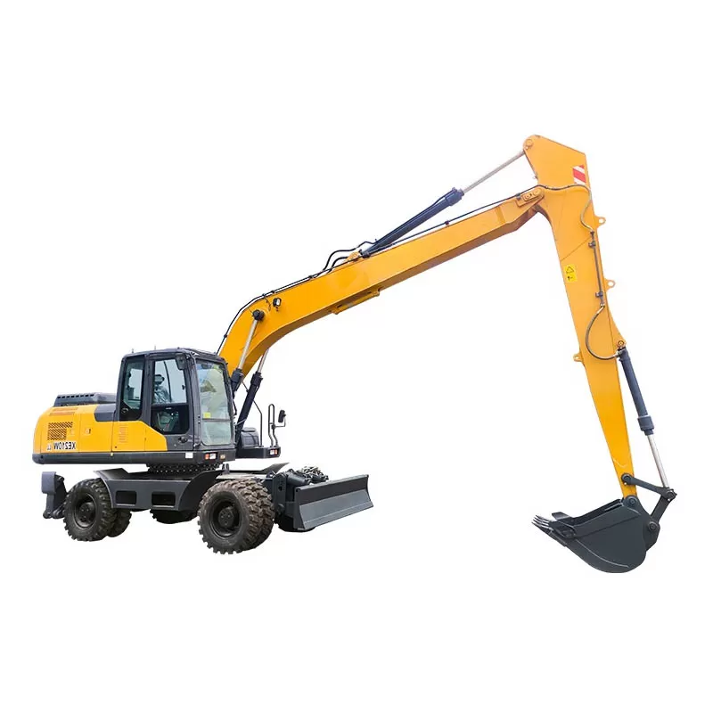 Excavadora de ruedas hidráulica XE210WLL de 20 toneladas nueva con cuchara de 0,5 metros cúbicos, en venta con repuestos.