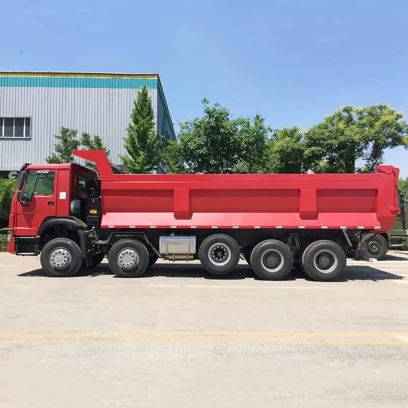 Semirremolque en forma de U de 3 ejes y 50 toneladas para trabajo pesado, camión volquete, remolque volquete trasero