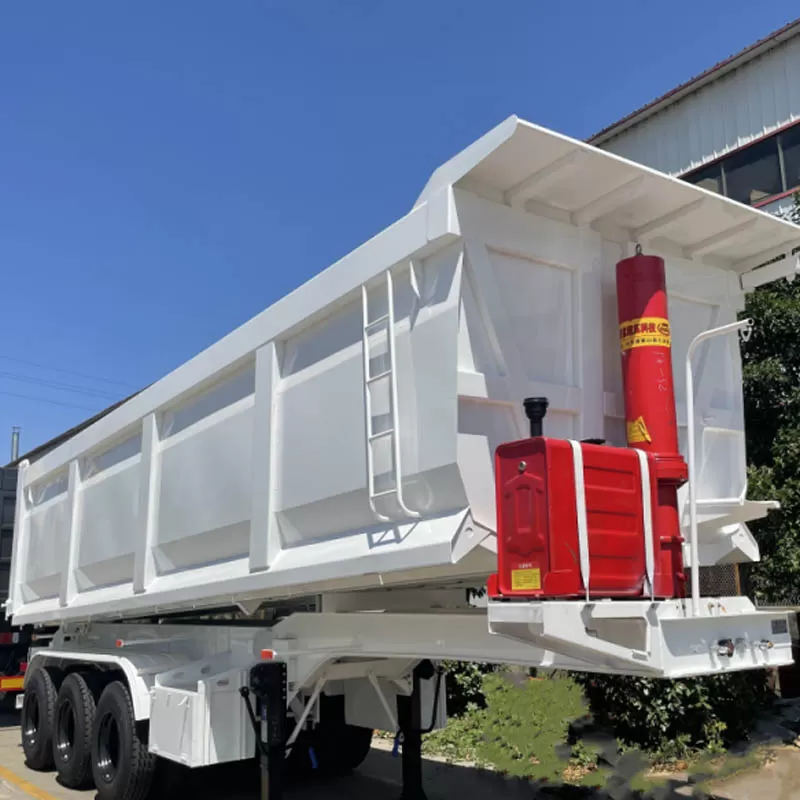 Semirremolques de volteo trasero, camiones de carga de 40 a 100 toneladas, disponibles para la venta.