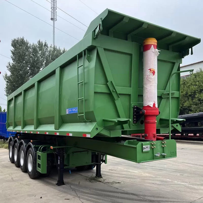 Se encuentran a la venta semirremolques volcadores en forma de U de 4 ejes de alta calidad (60, 70 y 80 toneladas) para arena y grava.