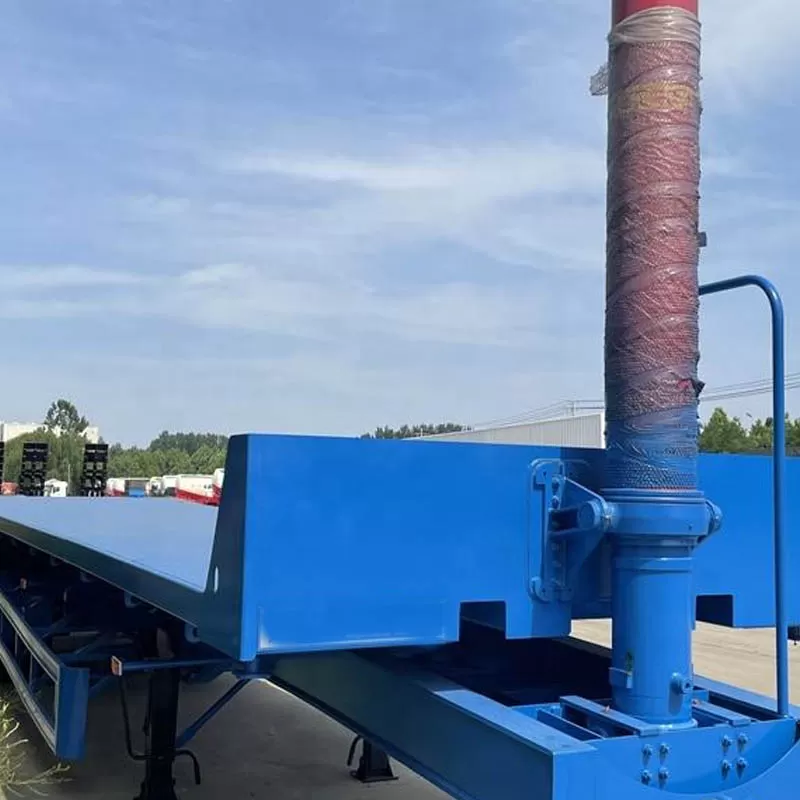 3-Axle Rear Dump Truck 20ft 40ft 30T 40t Container Trailer End Dump Semi-trai