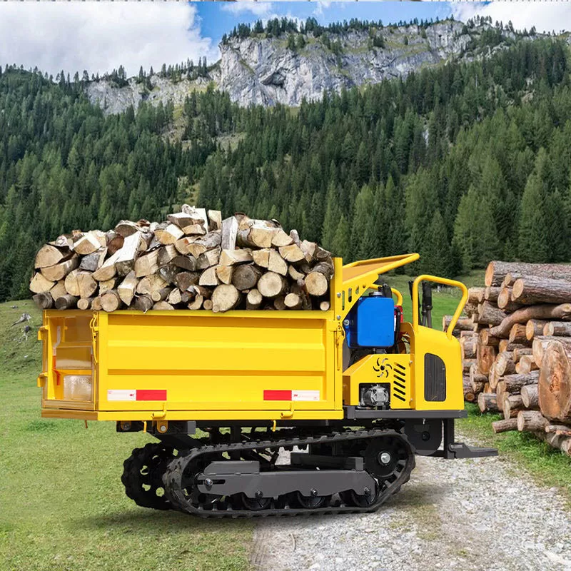 Mini volquete sobre orugas, veh&iacute;culo todoterreno anfibio sobre orugas, excelente volquete para material