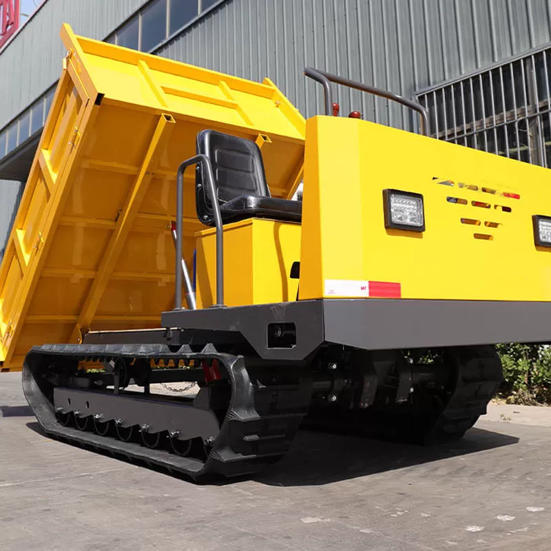 Mini volquete sobre orugas, veh&iacute;culo todoterreno anfibio sobre orugas, excelente volquete para material