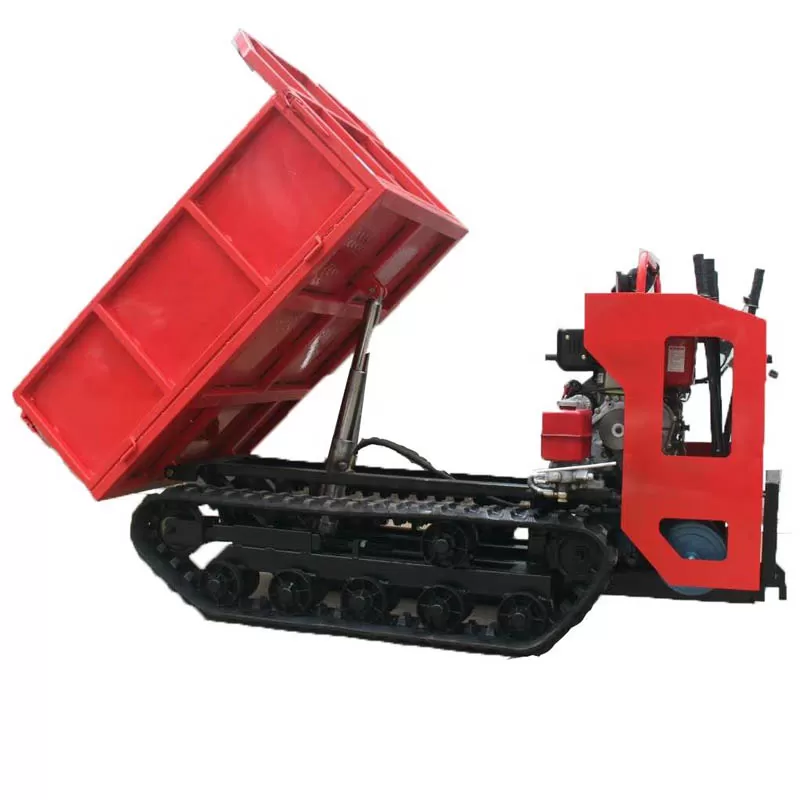 Minicargador con Chasis de Orugas, Cosechadora de Palma China, Cami&oacute;n de Orugas para Transporte Agr&iacute;cola Chino