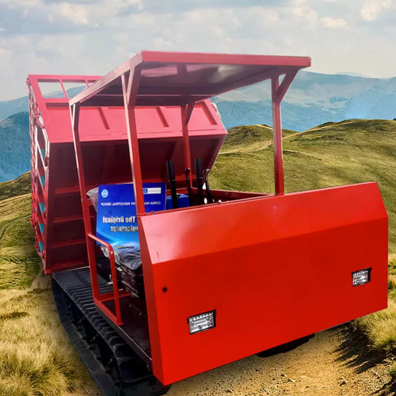 Minicargador con Chasis de Orugas, Cosechadora de Palma China, Cami&oacute;n de Orugas para Transporte Agr&iacute;cola Chino