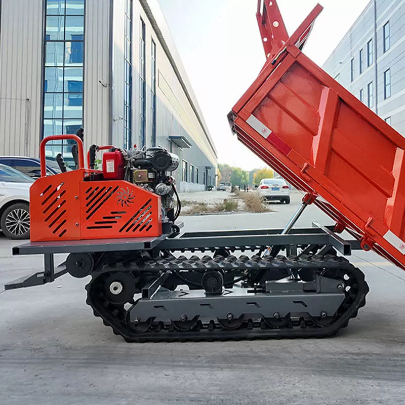 High-Quality Mini Truck Loader 1 Ton 1.5 Ton 2 Ton 2.5 Ton Tracked Dumper with Engine and Short Turning Radius