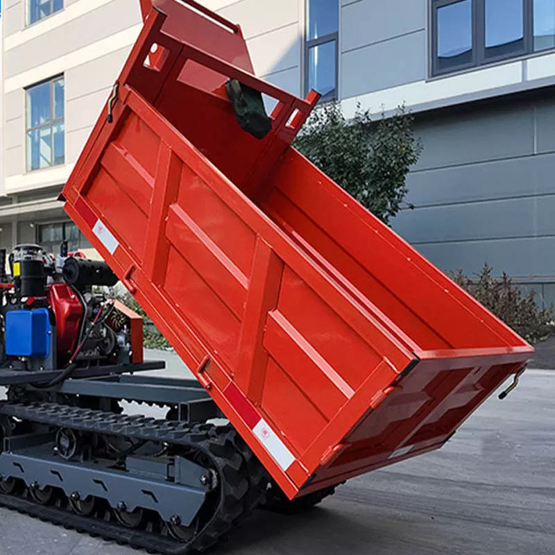High-Quality Mini Truck Loader 1 Ton 1.5 Ton 2 Ton 2.5 Ton Tracked Dumper with Engine and Short Turning Radius