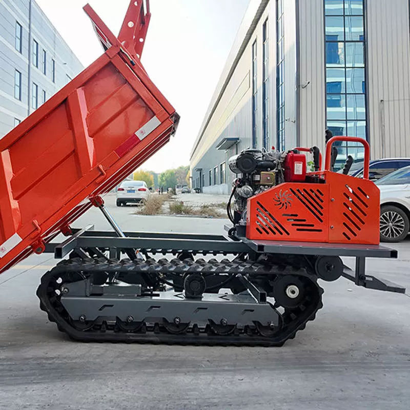 High-Quality Mini Truck Loader 1 Ton 1.5 Ton 2 Ton 2.5 Ton Tracked Dumper with Engine and Short Turning Radius