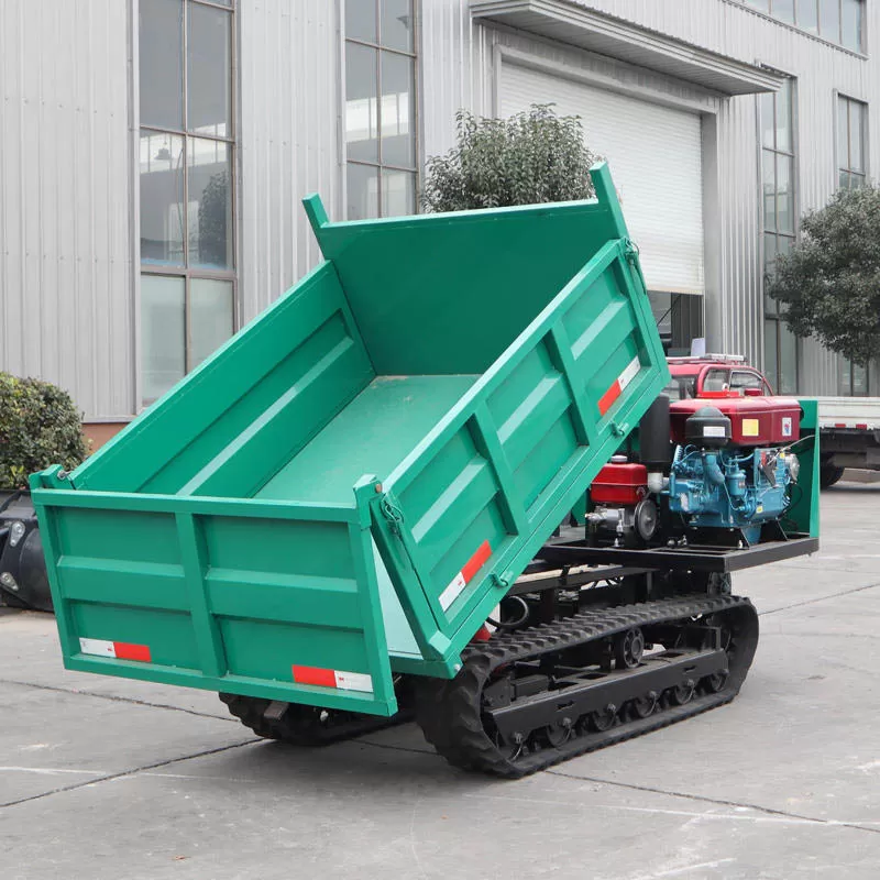 Self-Loading Tracked Dumper Truck, All-Terrain Mini Dumper