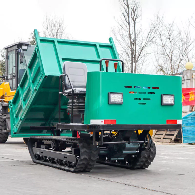 Self-Loading Tracked Dumper Truck, All-Terrain Mini Dumper
