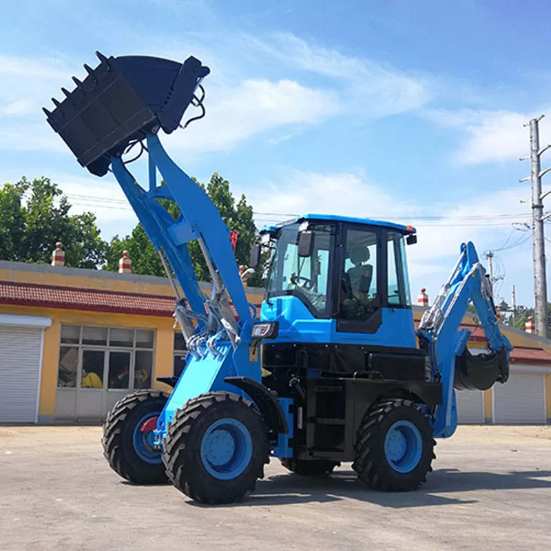 حفارة صغيرة صينية ذات دفع رباعي