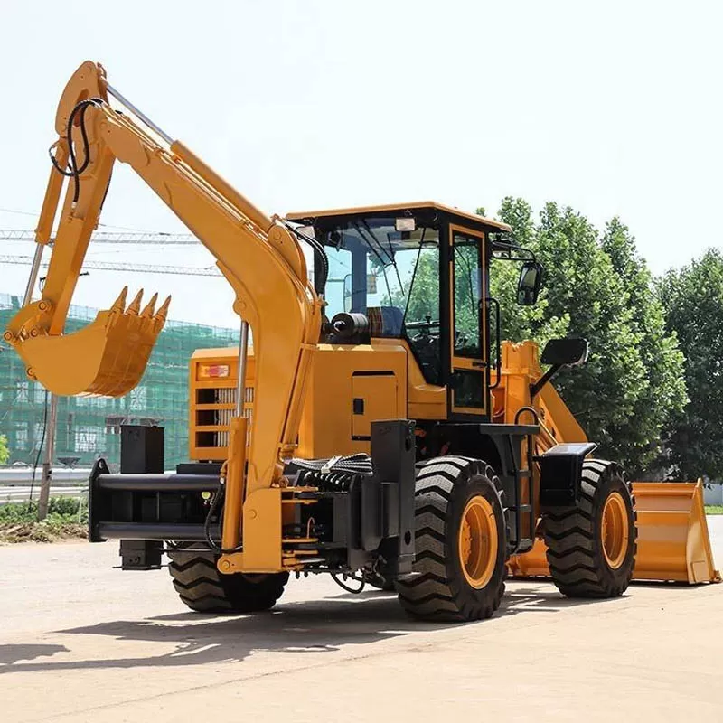 حفارة ذات عجلات، حفارة صغيرة ذات عجلات، حفارة