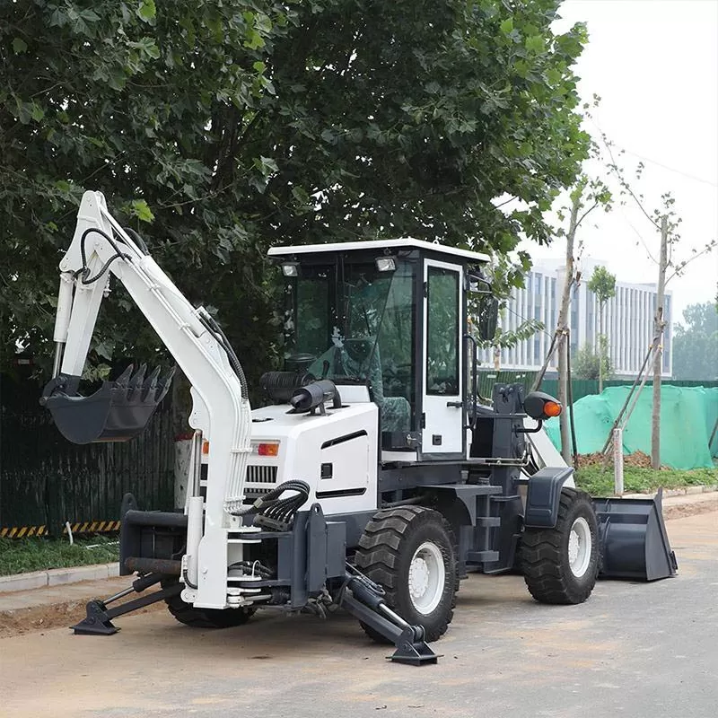 حفارة خلفية صغيرة رباعية الدفع من المصنع