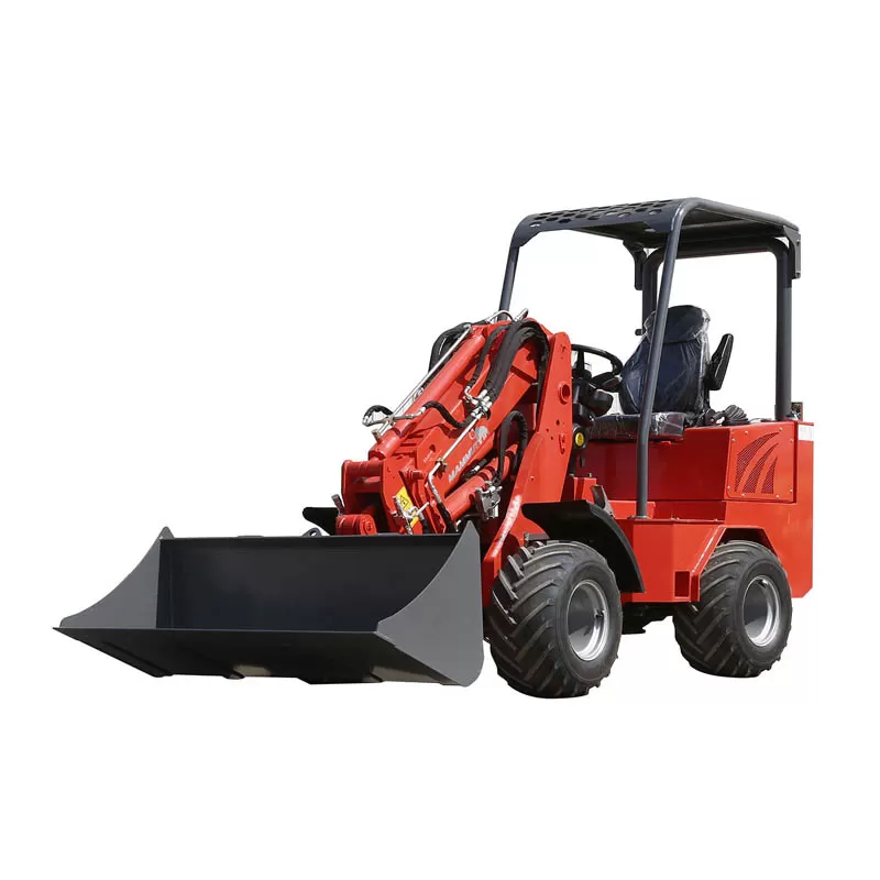 Cargadora hidr&aacute;ulica de pluma, equipo de construcci&oacute;n compacto para trabajo pesado, cargadora telesc&oacute;pica agr&iacute;cola de ruedas delanteras