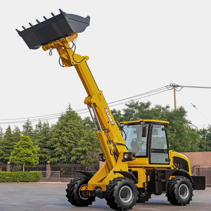 Small Remote-Controlled Loader, Telescopic Front-End Wheel Loader, 1.6-ton Wheel Loader, Mini Wheel Loader