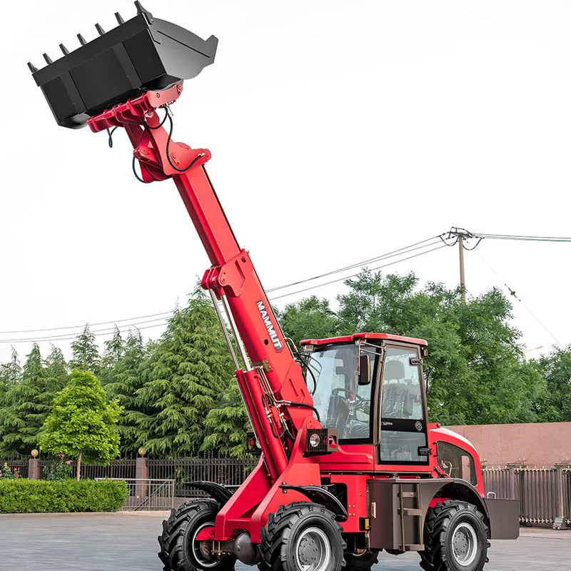 Small Remote-Controlled Loader, Telescopic Front-End Wheel Loader, 1.6-ton Wheel Loader, Mini Wheel Loader