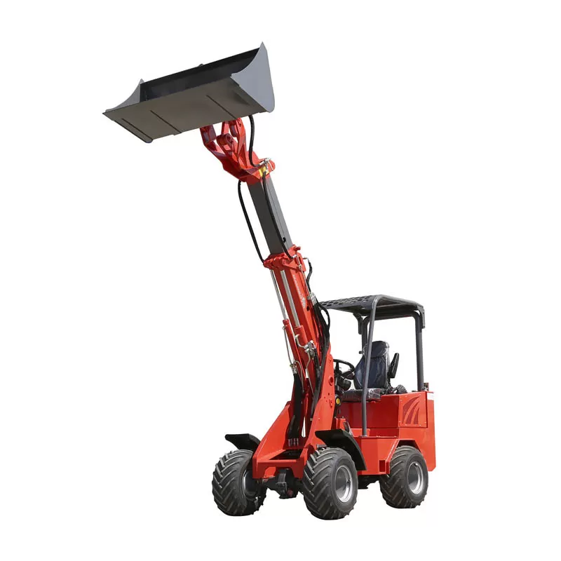 جرافة أمامية تلسكوبية قياسية منخفضة الانبعاثات للطرق الوعرة