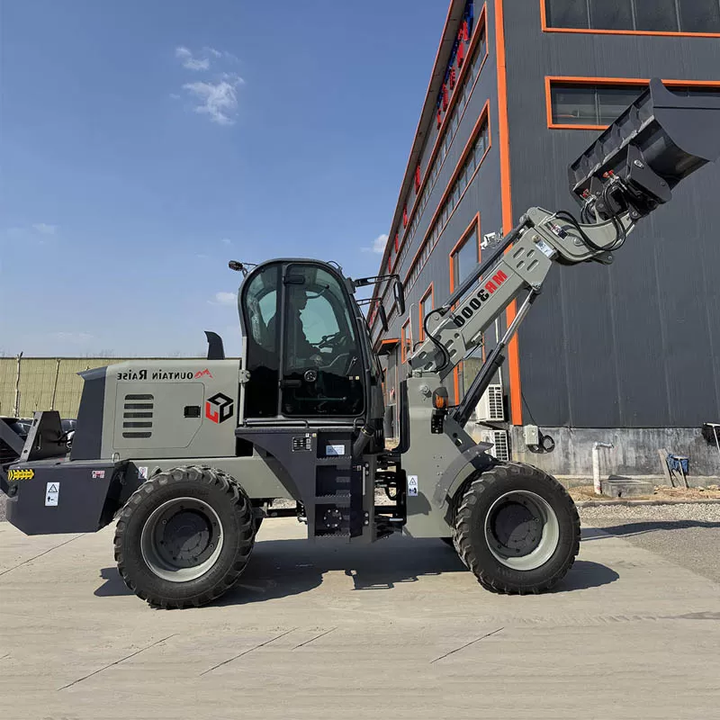 Cargadora telesc&oacute;pica, cargadora frontal hidr&aacute;ulica con ruedas, con certificaci&oacute;n CE y EPA