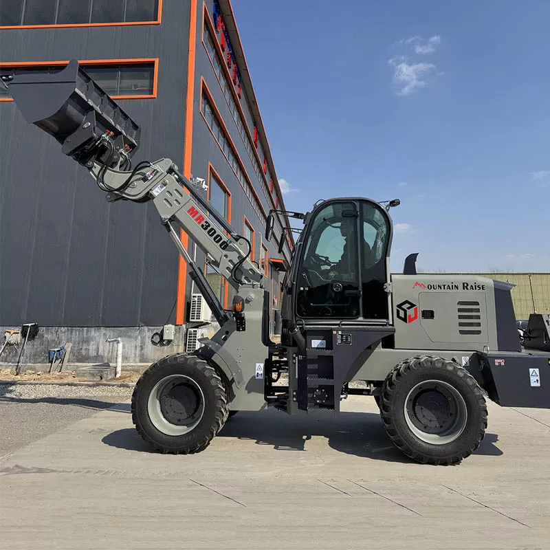 Cargadora telesc&oacute;pica, cargadora frontal hidr&aacute;ulica con ruedas, con certificaci&oacute;n CE y EPA