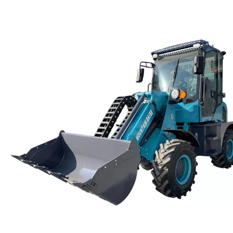 Mountain terrain lifting miniature front-end loader remote-controlled loader