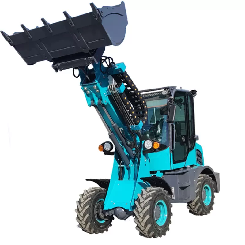 Mountain terrain lifting miniature front-end loader remote-controlled loader
