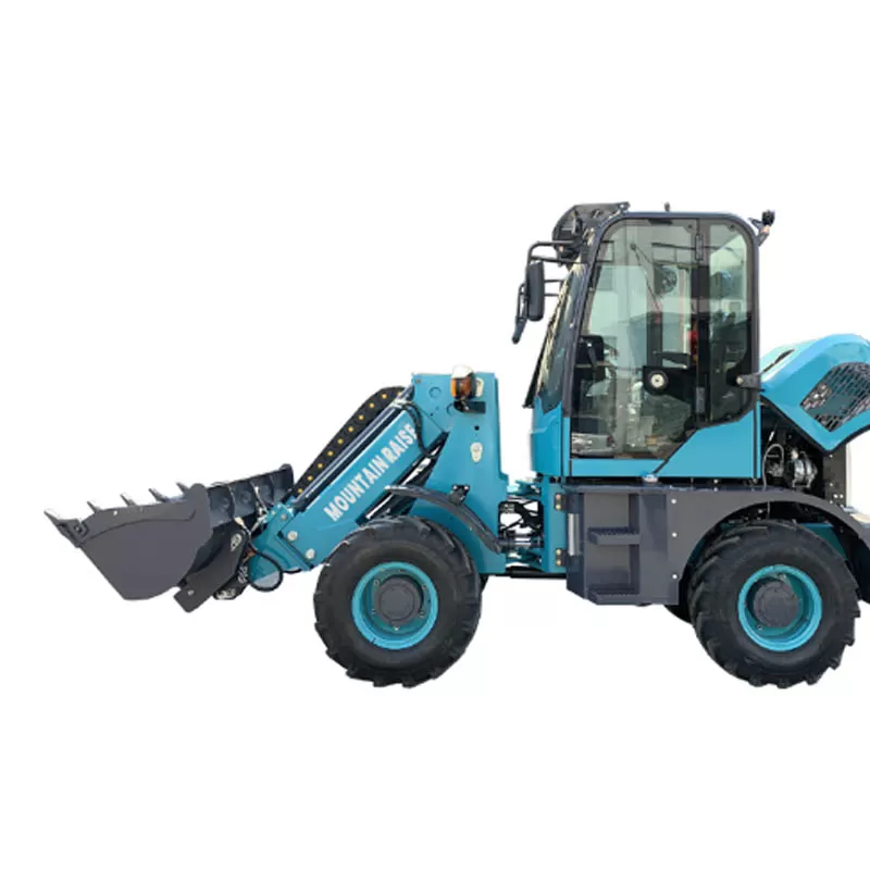 Mountain terrain lifting miniature front-end loader remote-controlled loader