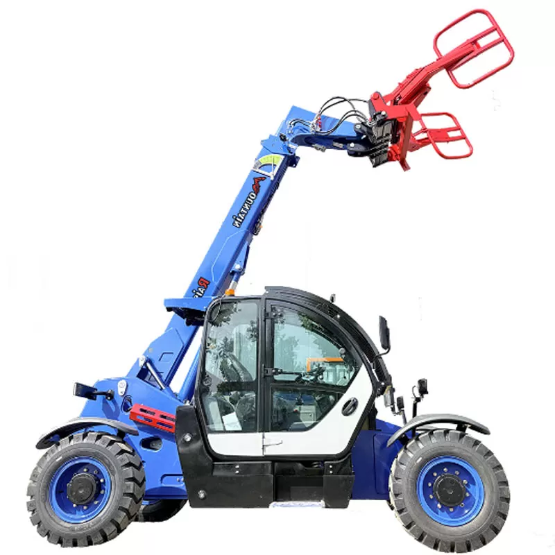 Cargadora telesc&oacute;pica con tracci&oacute;n en las cuatro ruedas, cargadora telesc&oacute;pica frontal, minicargadora telesc&oacute;pica china