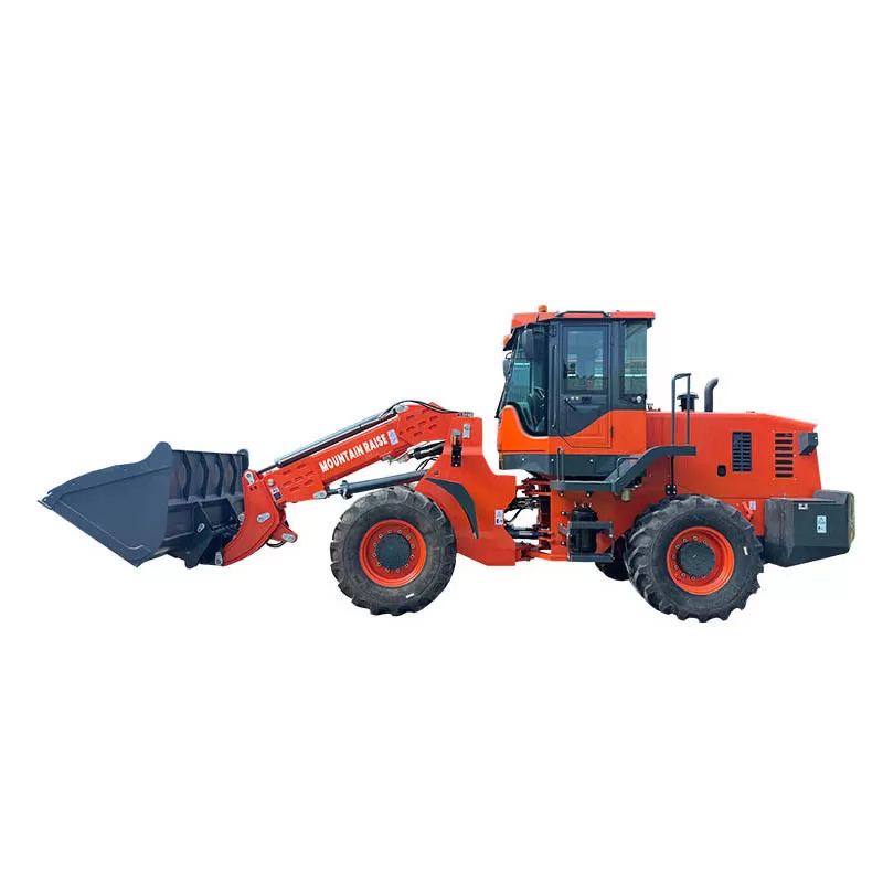 Factory Supply Telescopic Wheel Loader, 3-Ton Rated Load, Farm Front Loader, Remote Control Forklift