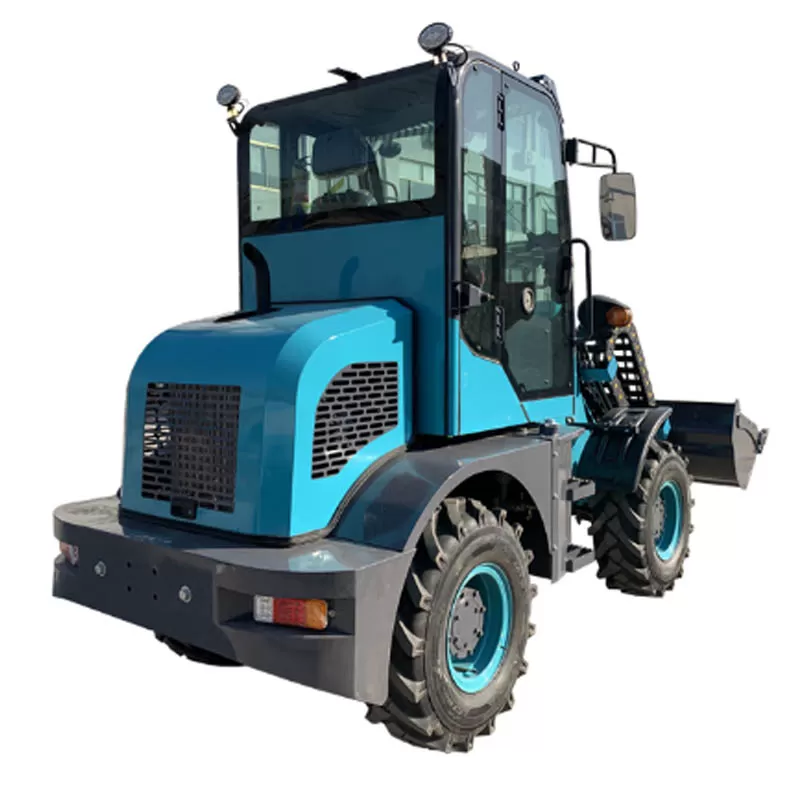 Mountain Terrain Lifting Construction Equipment Telescopic Wheel Loader 1 Ton for Sale