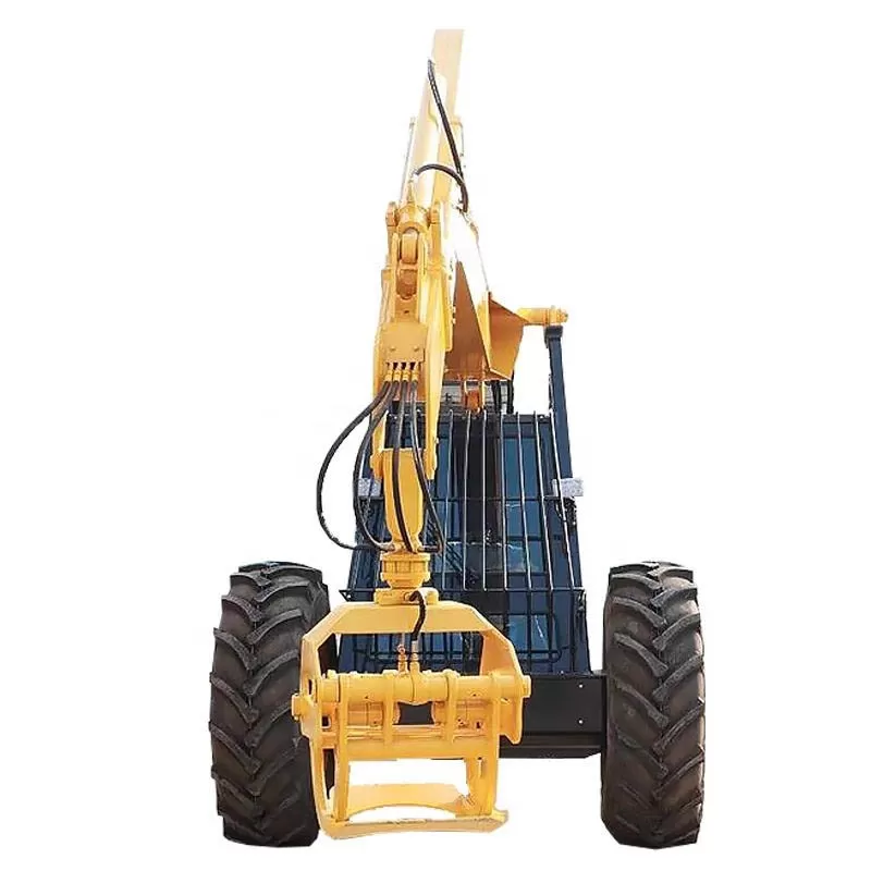 Chinese-made Titanhi wheeled sugarcane grab loader with steering grab