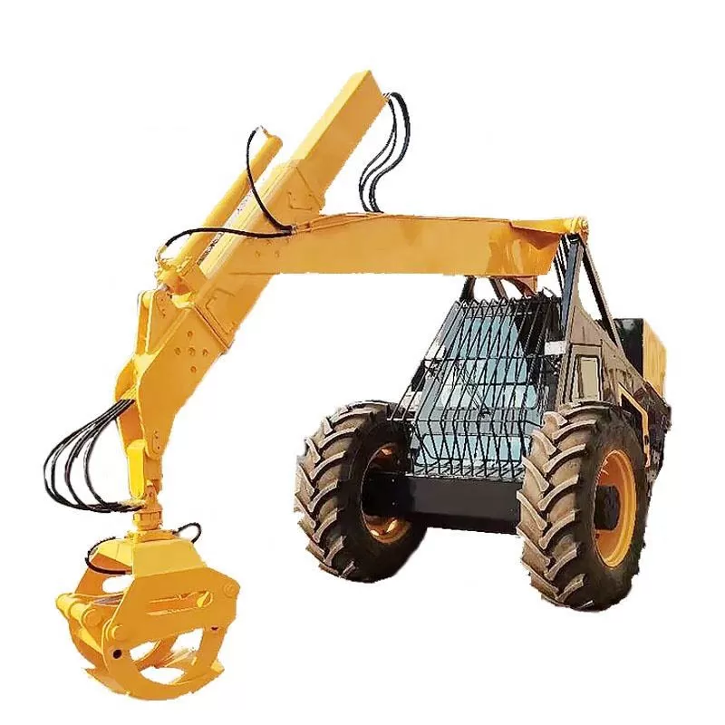 Chinese-made Titanhi wheeled sugarcane grab loader with steering grab