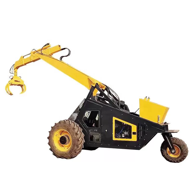 Chinese-made Titanhi wheeled sugarcane grab loader with steering grab