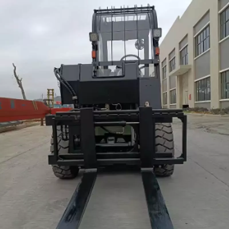 For sale: Remote-controlled telescopic boom forklift with remote-controlled boom.