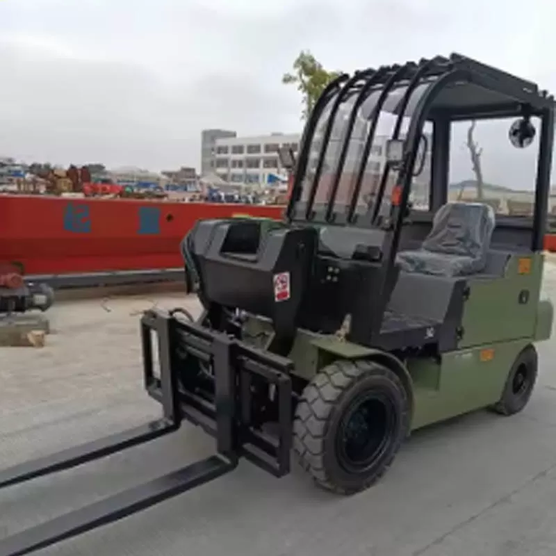 For sale: Remote-controlled telescopic boom forklift with remote-controlled boom.