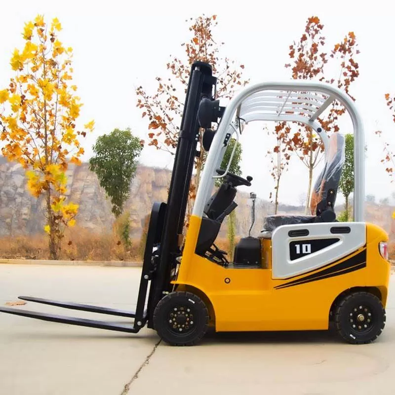 رافعة شوكية كهربائية صغيرة تلسكوبية محمولة جديدة تعمل بالبطارية للاستخدام الخارجي، سعة 1 طن