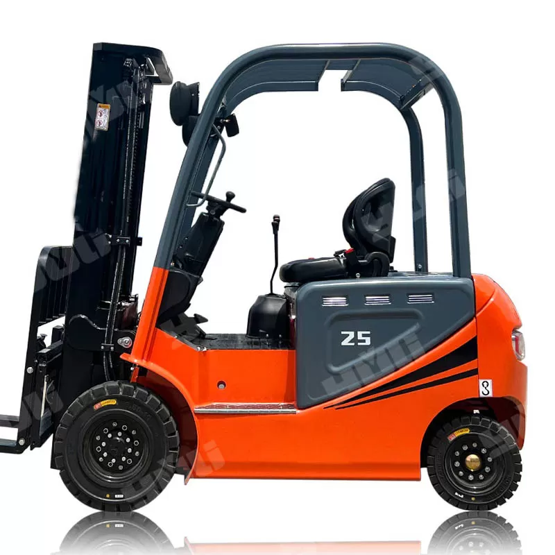 رافعة شوكية صغيرة محمولة عالية الجودة ومنخفضة التكلفة بسعة 3 أطنان مع بطارية يدوية.