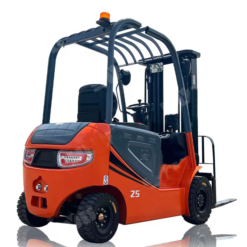 رافعة شوكية صغيرة محمولة عالية الجودة ومنخفضة التكلفة بسعة 3 أطنان مع بطارية يدوية.