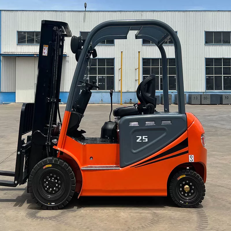 رافعة شوكية صغيرة محمولة عالية الجودة ومنخفضة التكلفة بسعة 3 أطنان مع بطارية يدوية.